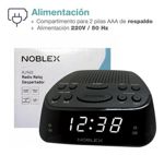 Radioreloj Noblex RJ960 Negro
