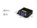 Radio Móvil Gadnic RBG-200CH Doble Banda 25w 200ch VHF  UHF
