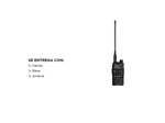 Handy Baofeng UV-5RH 10w 999 Canales USB C