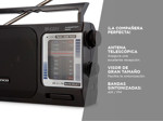 Radio Portatil Winco AM/FM W1231 Pilas y Electrica Manija 