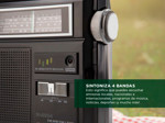 Radio Portátil Dual 4 Bandas Winco W2004 AM FM