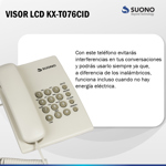 Teléfono  Fijo Suono Blanco