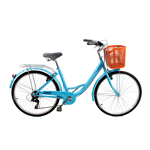 Bicicleta de Paseo Lamborghini Rodado 26 con 7 Velocidades Azul