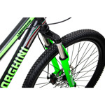 Bicicleta Mountain Bike Rodado 24 Lamborghini 21 Vel Negro Verde