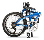 Bicicleta Olmo Pleggo P10 Rodado 20 Azul Y Celeste