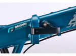 Bicicleta Futura Origami Rodado 20 Azul Mate 7150 Plegable