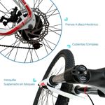 Mountain Bike MIO R29 24v Freno Disco Mecanico Blanca MIO-MB-R29-B