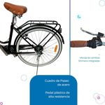 Bicicleta MIO Vintage Dama Con Cambios R26 Paseo 6v Shimano Negro MIO-Paseo-R26-N