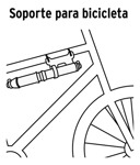 Bicicleta Olmo Amelie Plume Negro + Inflador Truper 11997