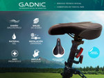 Asiento de Bicicleta de Silicona Gadnic Anti Prostatico Universal