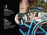 Asiento de Bicicleta de Silicona Gadnic Anti Prostatico Universal