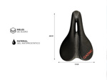 Asiento de Bicicleta de Silicona Gadnic Anti Prostatico Universal
