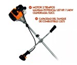 Desmalezadora Motoguadaña 52cc Lusqtoff Ld52-7 1.7hp 2 Tiemp