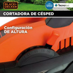 Cortadora De Cesped Electrica Black Decker 1600w Gr3850