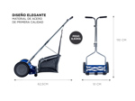 Cortadora de Cesped Gadnic H MOWER Helicoidal Manual + Deposito