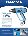 Pistola De Calor Gamma 2000w Kit G1936KAR