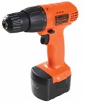 Kit De Taladro Atornillador Inalambrico Black Decker Cd121k