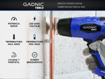 Pistola de Calor Gadnic Progun 1800w + Puntas Adicionales