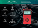 Scanner Automotriz Multimarca Gadnic VA44 OBD2 Universal Diagnóstico Profesional