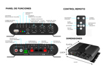 Amplificador Bluetooth Gadnic Potencia Para Auto