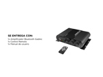 Amplificador Bluetooth Gadnic Potencia Para Auto