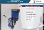 Taladro De Banco KLD 28mm 1400w Base Magnetica KLDTBM28