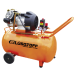 Compresor De Aire 4hp 100 litros Motor Lusqtoff Lc40100