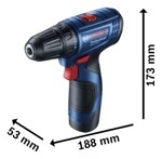 Taladro Atornillador A Bateria Bosch Gsr120-li 12v