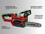 Motosierra Inalámbrica Einhell GE-LC 18 Li solo