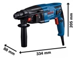Martillo Perforador Rotomartillo Bosch Gbh 220 720w Maletin