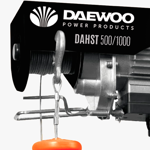 Aparejo Malacate Eléctrico Daewoo 1000kg 1800w 12 Metros