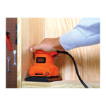 Lijadora Orbital Palma Black Decker Bs200 200w Madera Pared