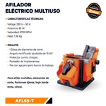 Afilador Electrico Lusqtoff 65w Mecha Cuchillo Tijera Formon