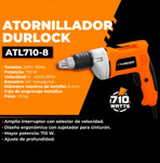 Atornillador Lüsqtoff Atl710-8 Durlock 710w 4000rpm