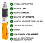 Atornillador Lüsqtoff Atl710-8 Durlock 710w 4000rpm