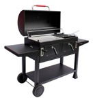 Parrilla Doble A Carbón Bbq Grill Xp 2 Cajones Móvil