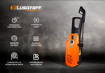Hidrolavadora Electrica Lusqtoff 1500W 90bar Accesorios HL-150 Naranja