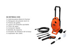 Hidrolavadora Black & Decker 1800W 125 Bar BEPW1800T-AR