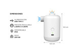 Inflador Portátil Eléctrico Gadnic AIRPUMP13 Ajustable USB