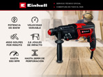 Rotomartillo Percutor Einhell TC-RH 800 4F 800w 2.6J Sds Plus