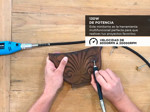 Minitorno Gamma 130w Kit 252 piezas Maletin Eje Flex 230v