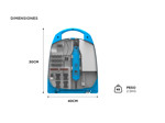 Minitorno Gamma 130w Kit 252 piezas Maletin Eje Flex 230v
