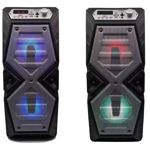 PARLANTE PORTATIL KANJI DANCE 10W BLUETOOTH USB TF RADIO FM LED