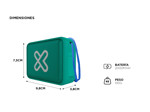 Parlante Portátil KlipXtreme Inalámbrico Verde KBS-025GN