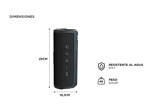 Parlante Portátil HiFuture Ripple Inalámbrico Negro