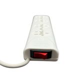 Zapatilla Electrica 4 Tomas Multinorma Con Cable 1.3 Mts