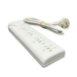 Zapatilla Electrica 4 Tomas Multinorma Con Cable 1.3 Mts