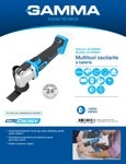 Multitool oscilante con sierra frontal a batería - G12428AR