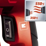 Pistola De Calor Einhell Tc-ha 2000/1 550° 2000w + Boquillas
