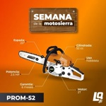 Motosierra Naftera Lusqtoff Prom-52 Garden Plus 2 Tiempos